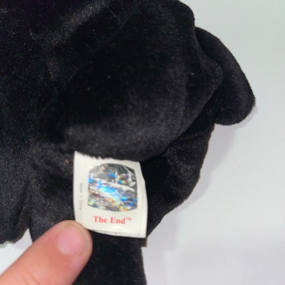 Ty Beanie Babies The End Bear 1999 With RARE Tag Errors Mint Condition - Picture 4 of 5